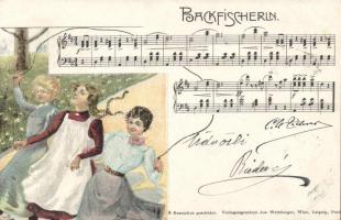 1899 Backfischerln sheet music (EB)
