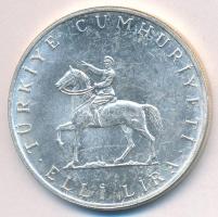 Törökország 1972. 50L Ag "Kemal Atatürk bevonulása Smyrnába" T:AU
Turkey 1972. 50 Lira &q...