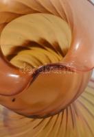 Lötz szecessziós váza, irizáló fújt üveg, szép állapotban. Jelzés nélkül. Hibátlan. Ausztria 1900 kö...