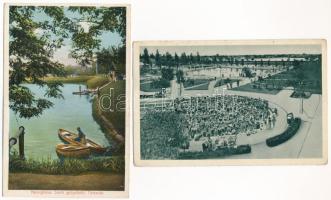 21 db főleg RÉGI történelmi magyar város képeslap vegyes minőségben / 21 mostly pre-1945 historical ...