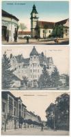 21 db főleg RÉGI történelmi magyar város képeslap vegyes minőségben / 21 mostly pre-1945 historical Hungarian town-view postcards in mixed quality from the Kingdom of Hungary