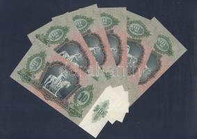 1936. 10P (6x) egymás utáni sorszámokkal T:I