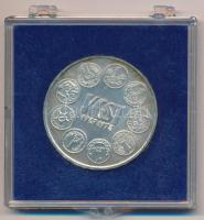 1974. 100Ft Ag "25 éves a KGST" sérült, plomba nélküli MNB tokban T:BU kis patina Adamo EM...