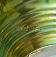 Zsolnay nagy méretű eozin mázas madaras váza. Jelzett, hibátlan m: 24 cm, d: 25 cm