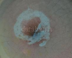 Zsolnay nagy méretű eozin mázas madaras váza. Jelzett, hibátlan m: 24 cm, d: 25 cm