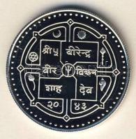 Nepál 1986. 250R Ag "WWF-Pézsmaszarvas" T:PP Csak 25.000db! Tanúsítvánnyal!