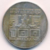 Ausztria 1976. 100Sch Ag "Karintia 1000 éves" T:XF patina Austria 1976. 100 Schilling Ag &...