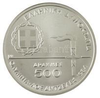 Görögország 1984. 500Dr Ag "Olimpia 1984" dísztokban, kapszulában, tanúsítvánnyal T:BU
Gr...