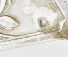 2 db szecessziós ezüst fűszertartó Dianás jelzéssel, FB mesterjeggyel. 82 g 7x7 cm