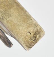 Ezüst (Ag) szalvétatartó dianás jelzéssel, 87 g 11x14 cm