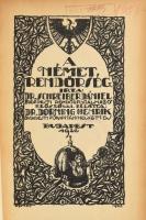 Schreiber Dániel: A német rendőrség. Írta: Dr. - - budapesti rendőrfogalmazó. Előszóval ellátta: Dr. Dorning Henrik budapesti főkapitány helyettes. Bp., 1922., nyn., 400 p. Átkötött félvászon-kötés, kissé kopott borítóval, az utolsó lap és a címlap javított. Rendkívül ritka! Aukción még nem szerepelt!