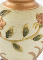 Asztali lámpa. Fa, kerámia, jó állapotban, m: 45 cm