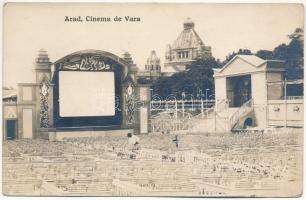 1925 Arad, Cinema de Vara / Nyári filmszínház, mozi / Summer Cinema. photo (Rb)