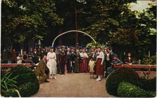 1923 Ruszanda-fürdő, Banja Rusanda (Melence, Melenci); Vor dem Kursaale / a fürdő előtt / in front of the spa (EK)