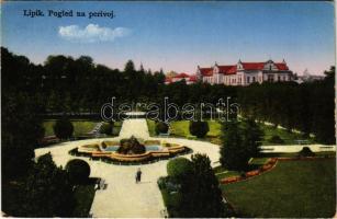 1929 Lipik, Pogled na perivoj / kert / garden