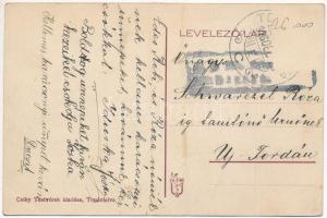 1916 Topánfalva-Aranyosszohodol, Campeni-Sohodol; kisvasúti vasútállomás. Csiky Testvérek kiadása / ...