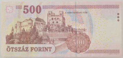 2008. 500Ft "EB" T:F szép papír