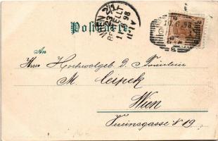 1898 (Vorläufer) Künstler-Postkarte der Meggendorfer Blätter Nr. 511. s: Oscar Bluhm (EK)