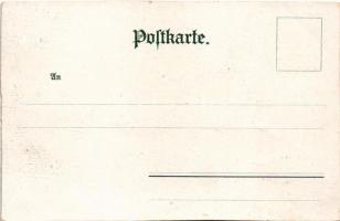 1898 (Vorläufer) Leipzig, Kuhturm, Schwanenteich, Frühere Nonnenmühle. Postkarte "Von Haus zu H...