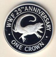 Turks & Caicos 1988. 1C Ag "WWF-Iguana" T:PP Csak 25.000db! Tanúsítvánnyal!