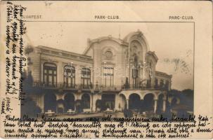 1903 Budapest XIV. Városliget, Park Club. photo (fa)