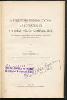 Dr. Hanuy Ferenc: A keresztség kiszolgáltatása az egyházjog és a magyar közjog szempontjából. (A gye...