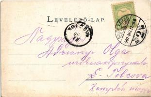 1902 Nagyvárad, Oradea; Pénzügyi palota. Sonnenfeld Adolf kiadása / financial palace (EK)