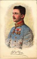 Thronfolger Erzherzog Karl Franz Joseph. Nach einer Photographie von Förster (Adele), Wien. Offizielle Karte für Rotes Kreuz, Kriegsfürsorgeamt, Kriegshilfsbüro Nr. 281. / Charles I of Austria (EM)