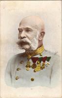 1915 Franz Josef / I. Ferenc József / Franz Joseph I of Austria + "K.u.K. Artilleriezeugsdepot in Krakau Verwaltungsabteilung III" (EK)