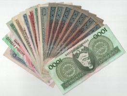 16db-os vegyes pengő és forint bankjegy tétel, közte 2006. 500Ft "EC" "A forradalom 5...