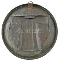 Német Harmadik Birodalom 1933. "HL. Rock (Heilige Rock) - Trier 1933" nagyméretű ezüstözöt...