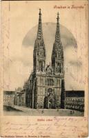 1902 Zagreb, Zágráb; Stolna crkva / templom / church (EK)