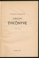 1964 A Gyomai Gimnázium jubileumi évkönyve 1954-1964. Kiadói papírkötés, kissé foltos, 96 p.