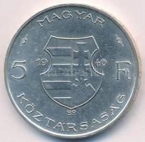 1946. 5Ft Ag "vastag Kossuth" T:AU,XF kis ph.
Adamo F8