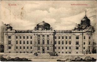 Kassa, Kosice; Hadtestparancsnokság. Nyulászi Béla 1906. / K.u.k. Army Headquarters (fl)