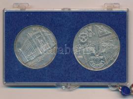 1974. 50Ft Ag "50 éves a Magyar Nemzeti Bank" + 100Ft Ag "50 éves a Magyar Nemzeti Ba...