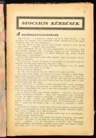 1928 Munkásifjú, a magyar iparos és kereskedőifjúság lapja II. évfolyamának egybekötött számai. Félvászon-kötésben, helyenként sérült, kijáró lapokkal, hiányokkal.