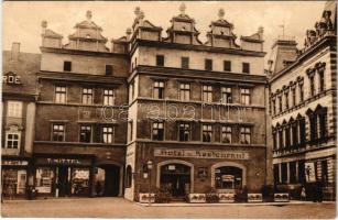 Litomerice, Leitmeritz a.d. Elbe; Hotel und Restaurant "Schwarzer Adler", shop of T. Kittel