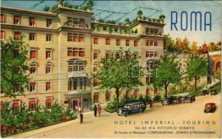 Roma, Rome; Hotel Imperial Touring, advertisement card (non PC) (fa)