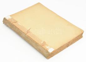 1897-98 Magyar Iparművészet első évfolyama, kötés, gerinc és borító nélkül