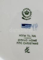 Royal Copenhagen 3 db karácsonyi dísztányér, 1969-1973, jelzett, hibátlan, d: 18 cm