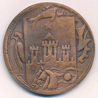 1984. "MÉE AR NUM CSOP" kétoldalas bronz emlékérem (51mm) T:AU,XF