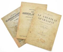 Sam Regal: Az amerikai szabászat. (American Gentleman). I-IV. füzet. Ford.: Oszoli Dénes. Bp., 1938-1942, Faust Imre. Kiadói tűzött papírkötés, változó, sérült, foltos állapotban.