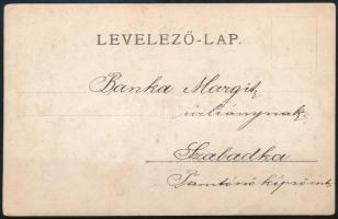 cca 1890 Lornyonos, parókás fiú műtermi portréja, fotólap, 14×9 cm