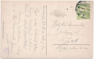 1915 Temesvár, Timisoara; Józsefváros, Kossuth út, Villi József üzlete. Vasúti levelezőlapárusítás /...