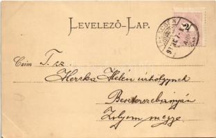 1898 (Vorläufer) Cigány / Zigeuner / Gypsy folklore. Stengel & Co. (EM)