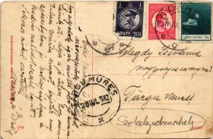 1932 Székelyudvarhely, Odorheiu Secuiesc; Bulev. Regele Ferdinand / utca, Budapest szálloda, M. kir....