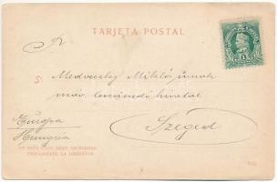 1904 Mapuche en el cepo / Chilean folklore, trap (ázott sarkak / wet corners)