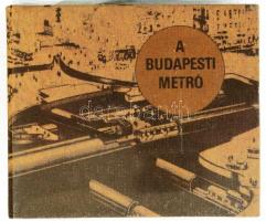 A Budapesti Metró. Minikönyv. Bp., 1981., IPV,(Zrínyi-ny.) 3 nyelvű (magyar, angol, orosz). Kiadói kartonált papírkötés.