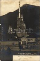 1903 Brassó, Kronstadt, Brasov; Obere Vorstadt St. Nikolauskirche / Felsővárosi Szent Miklós ortodox templom. H. Zeidner kiadása / Orthodox church. photo (EK)